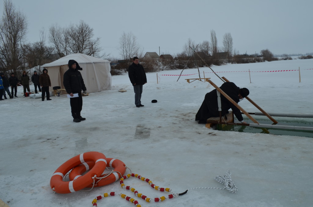 Освящение водоема на Богоявление