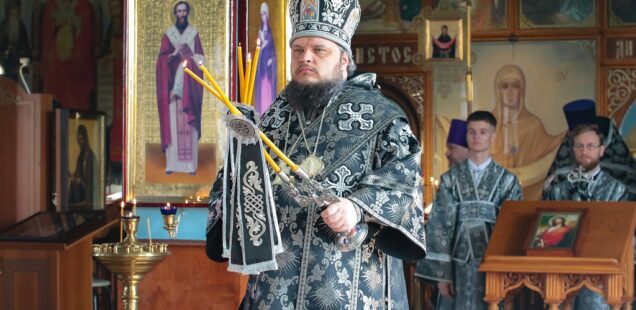 Архиерейская служба в Покровском храма р.п.Таловая